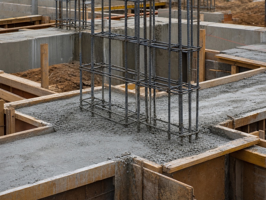 Concreto estructural con cemento Portland Wanpeng acero de refuerzo y formaleta