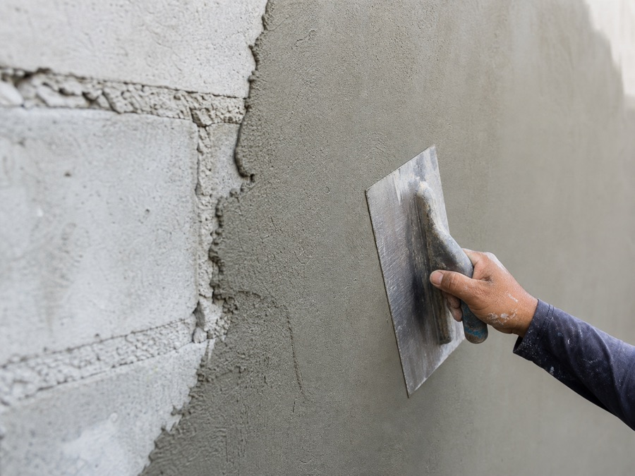 Repello y afinado de pared con cemento Portland Wanpeng